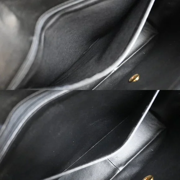 CHANEL CC Matelasse 30 Chain Shoulder Bag Leather Black GHW Vintage 359RF616 - Picture 14 of 16